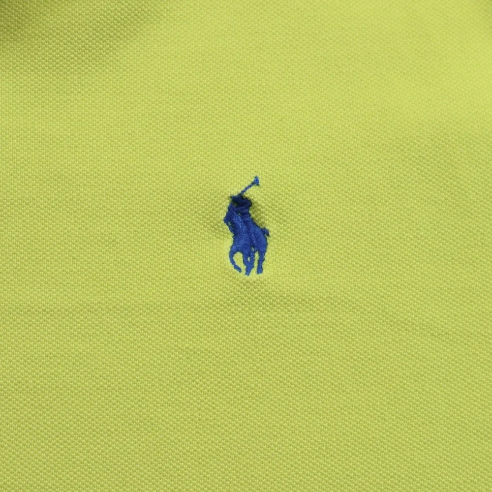 Polo Ralph Lauren Shirt XL Classic Fit Modern Lime Green Pique Pony Logo